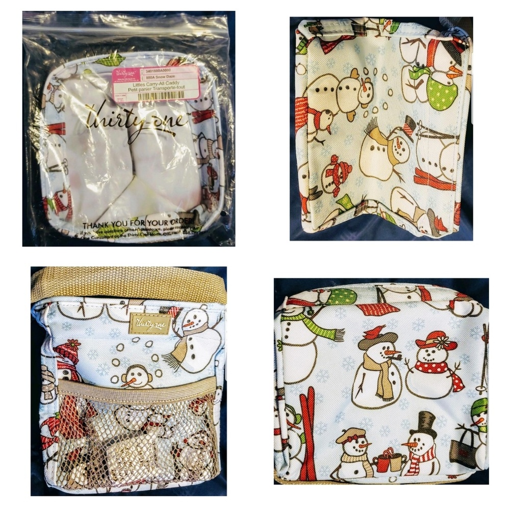 Thirty-One Little Carry All Caddy Snow Daze